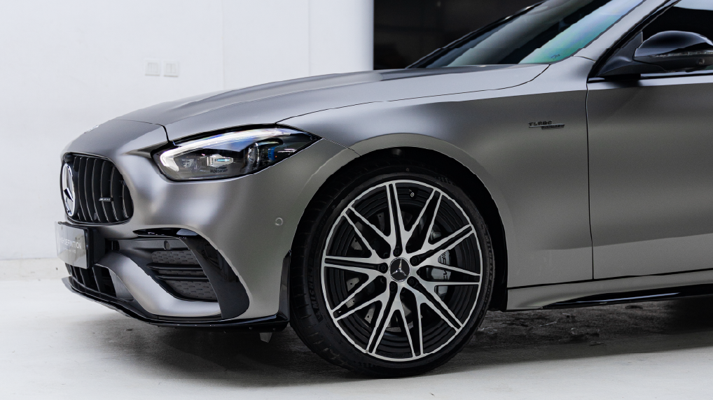 Mercedes PPF – Premium Paint Protection Film for Mercedes Cars Mercedes PPF (Paint Protection Film) applied to a luxury Mercedes car, providing premium paint protection and a sleek finish.